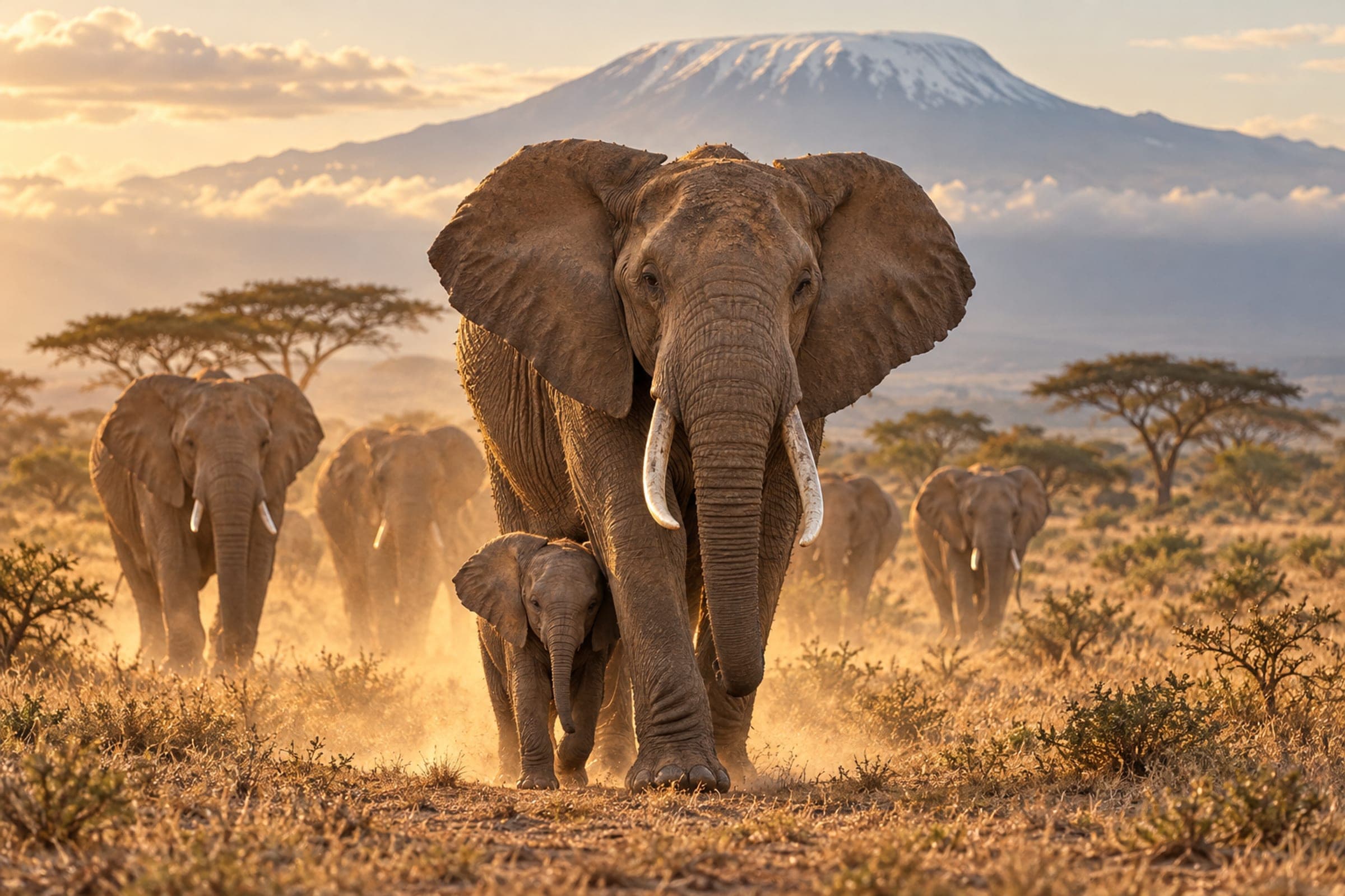 6 Days & 5 Nights Safari Adventure: Explore Amboseli & Maasai Mara's Wildlife Wonders