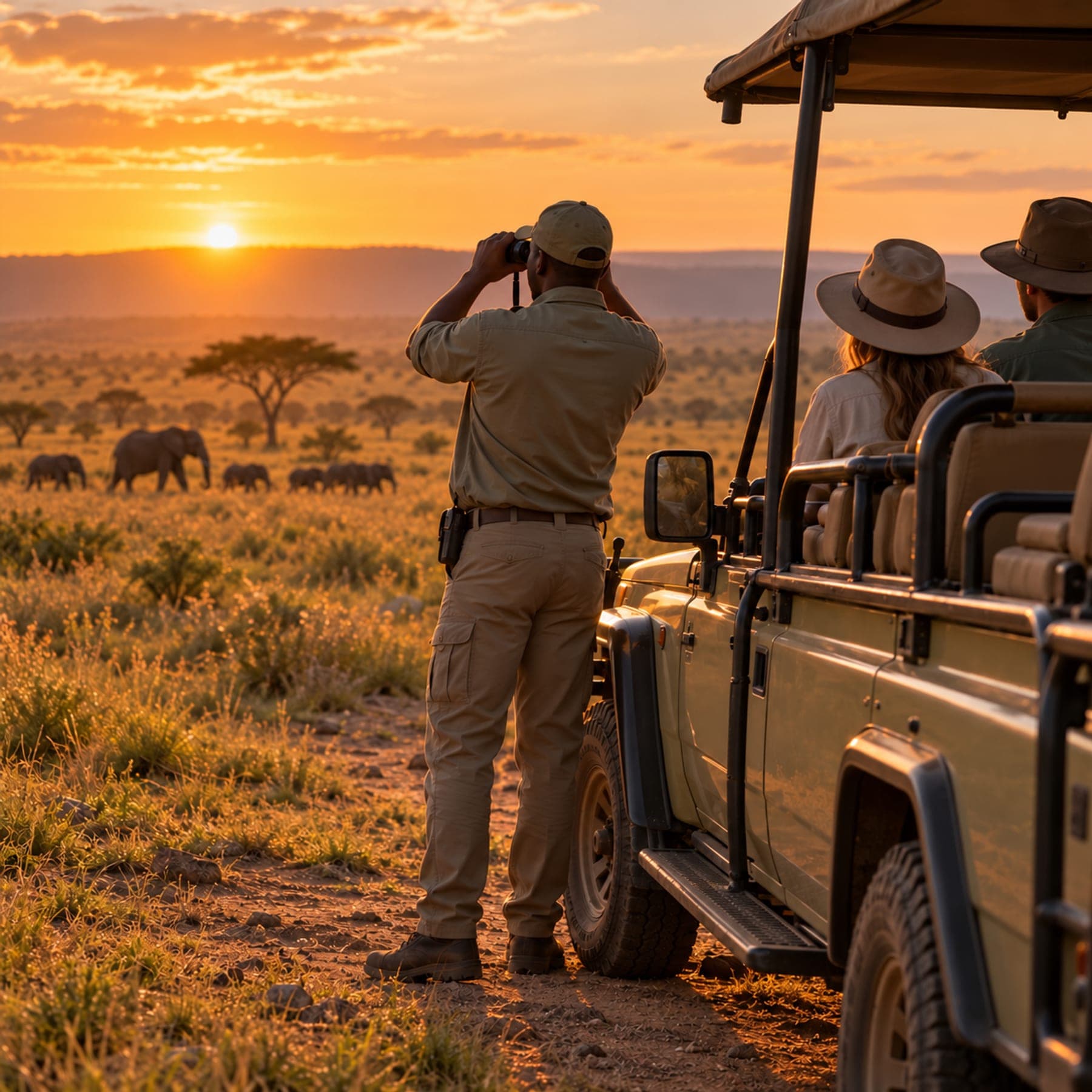 Creeks Tours field guides on safari